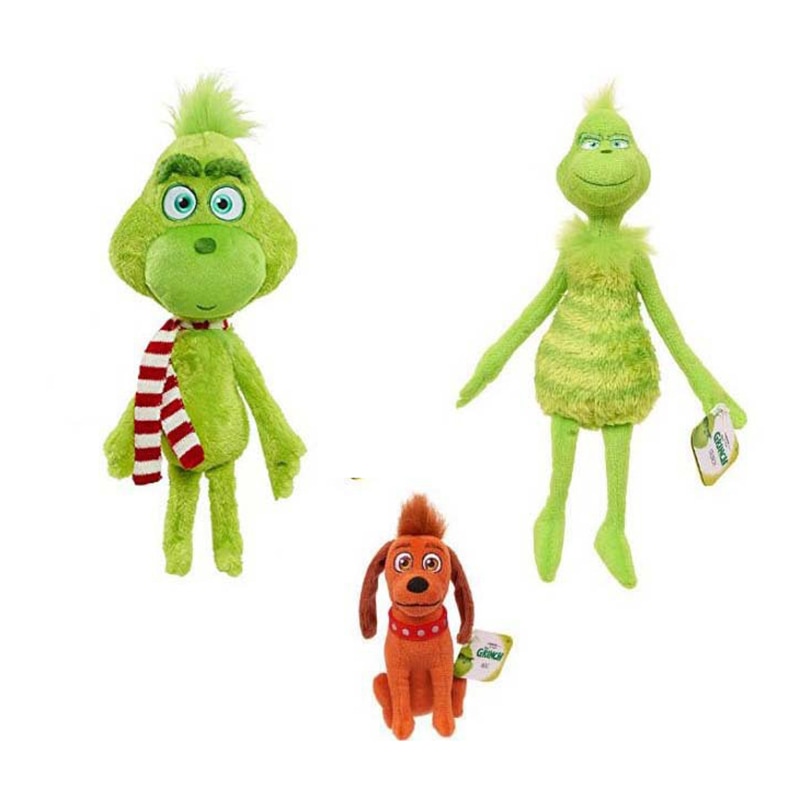 Grinch Dolls Soft Plush Toys (Set of 4)
