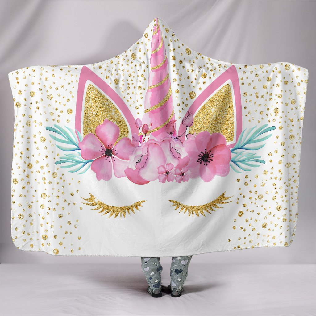 Unicorn Blanket with Hood