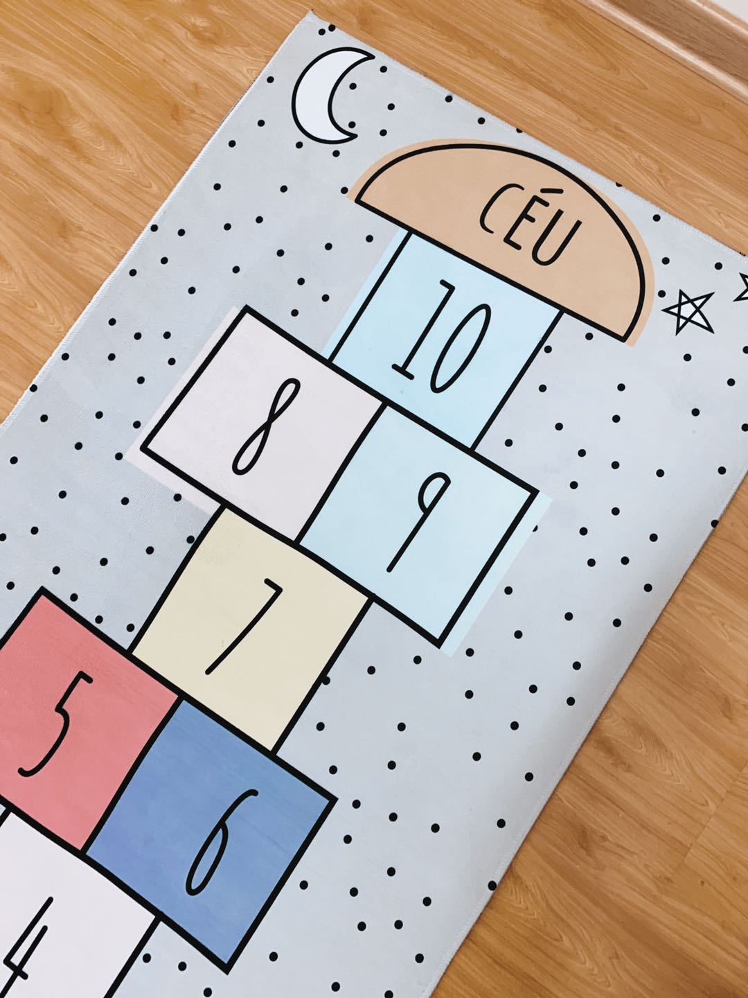 Hopscotch Mat Modern Kids’ Play Mat