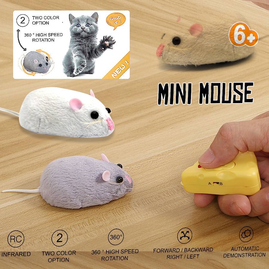 Remote Control Mouse Cat Toy