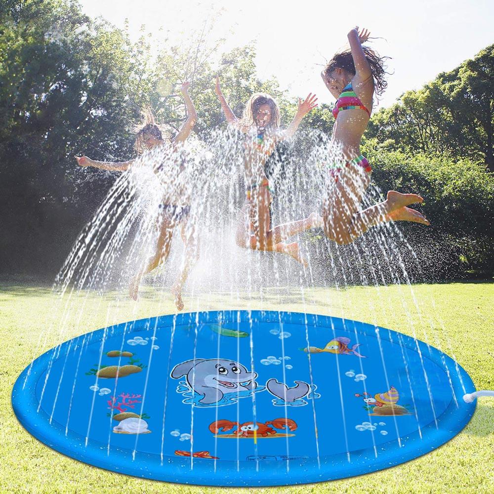 Water Play Sprinkler Kids Outdoor Mat