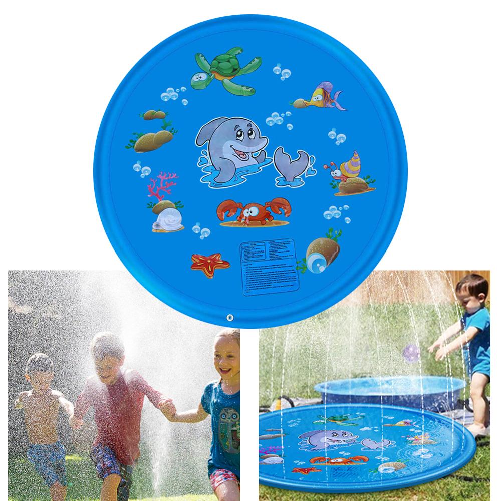 Water Play Sprinkler Kids Outdoor Mat
