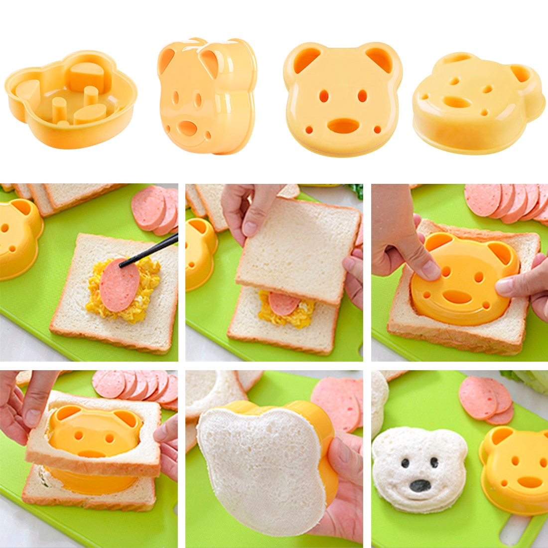 Sandwich Cutter Bear Bread Mold