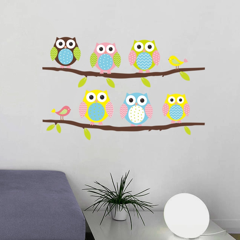 Owl Decals Vinyl Wall Stickers
