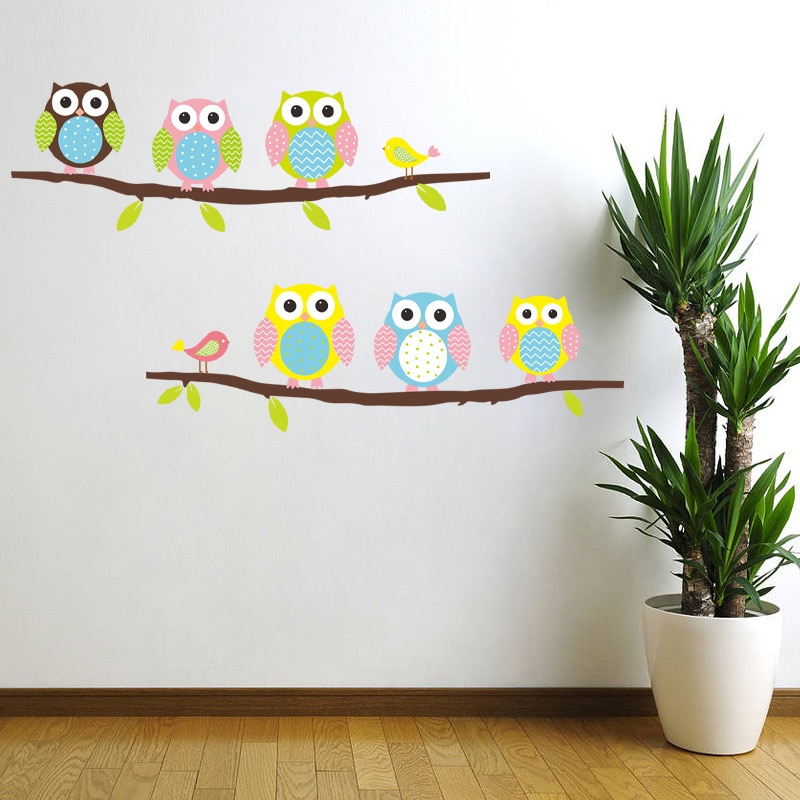 Owl Decals Vinyl Wall Stickers