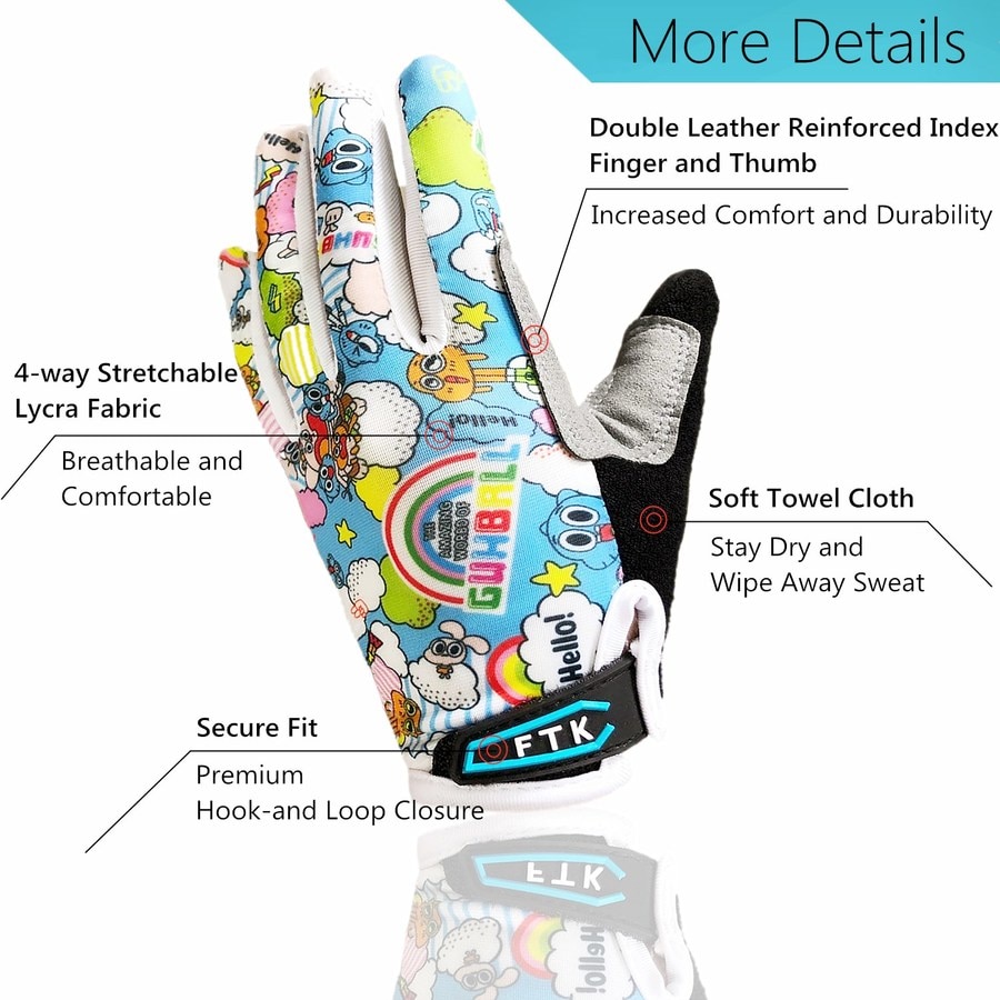 Non-slip Kids Cycling Gloves