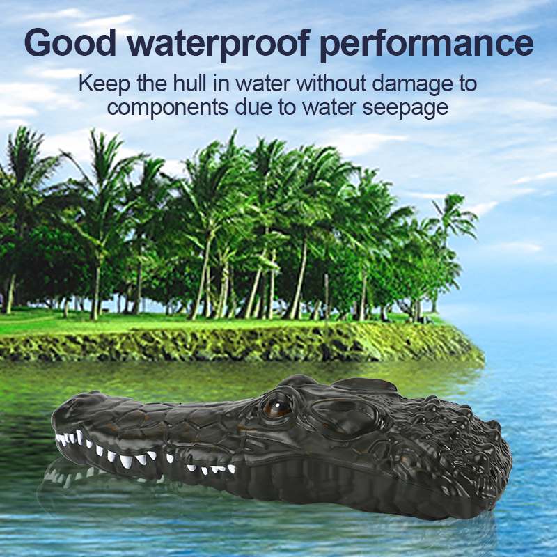 Crocodile Head RC Boat Realistic Design