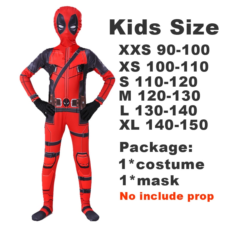 Boys Deadpool Costume Halloween Costume