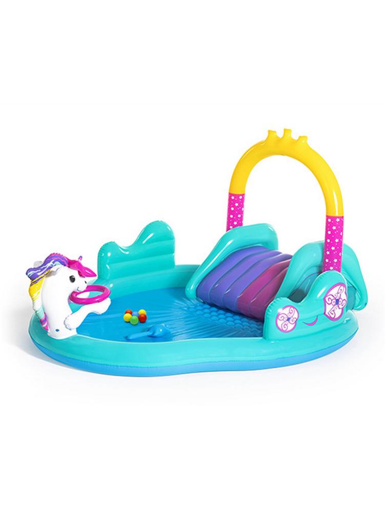 Inflatable Kids Mini Pool with Slide