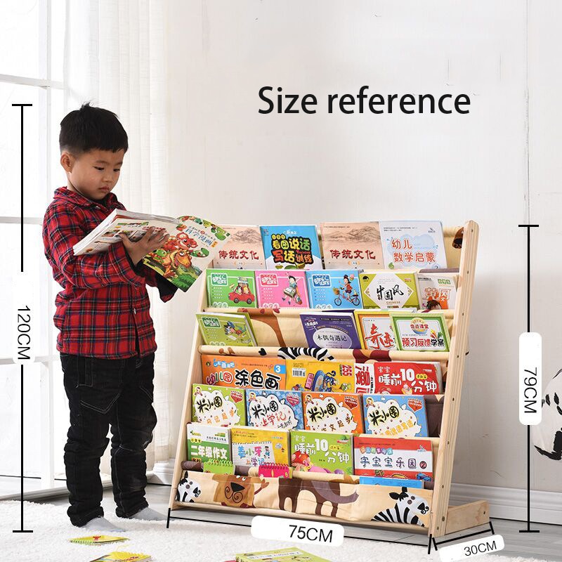 Kid’s Bookcase Pocket Bookshelf