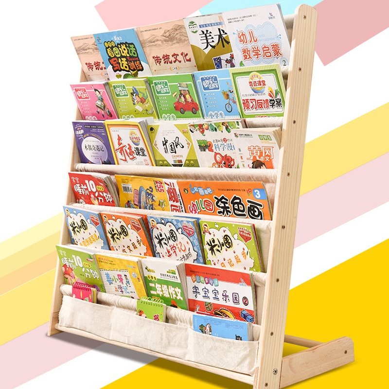 Kid’s Bookcase Pocket Bookshelf