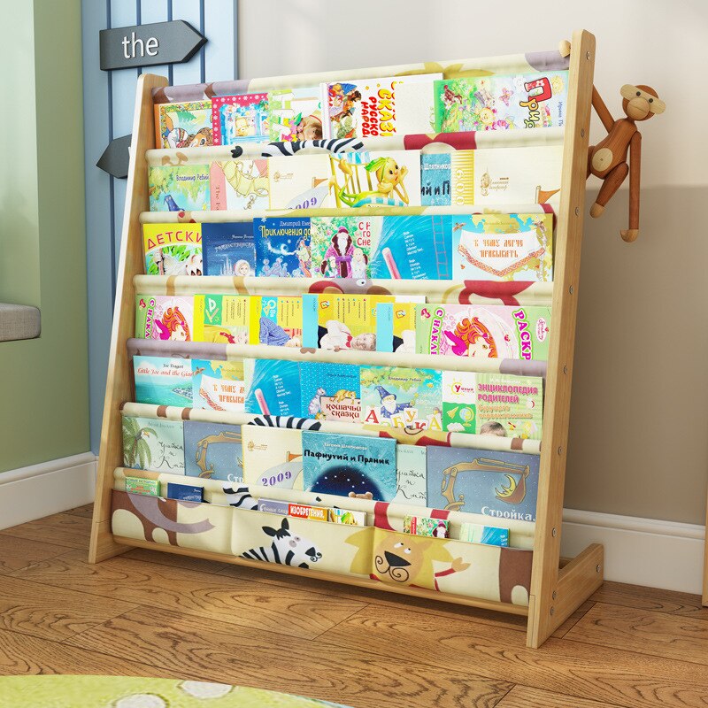 Kid’s Bookcase Pocket Bookshelf