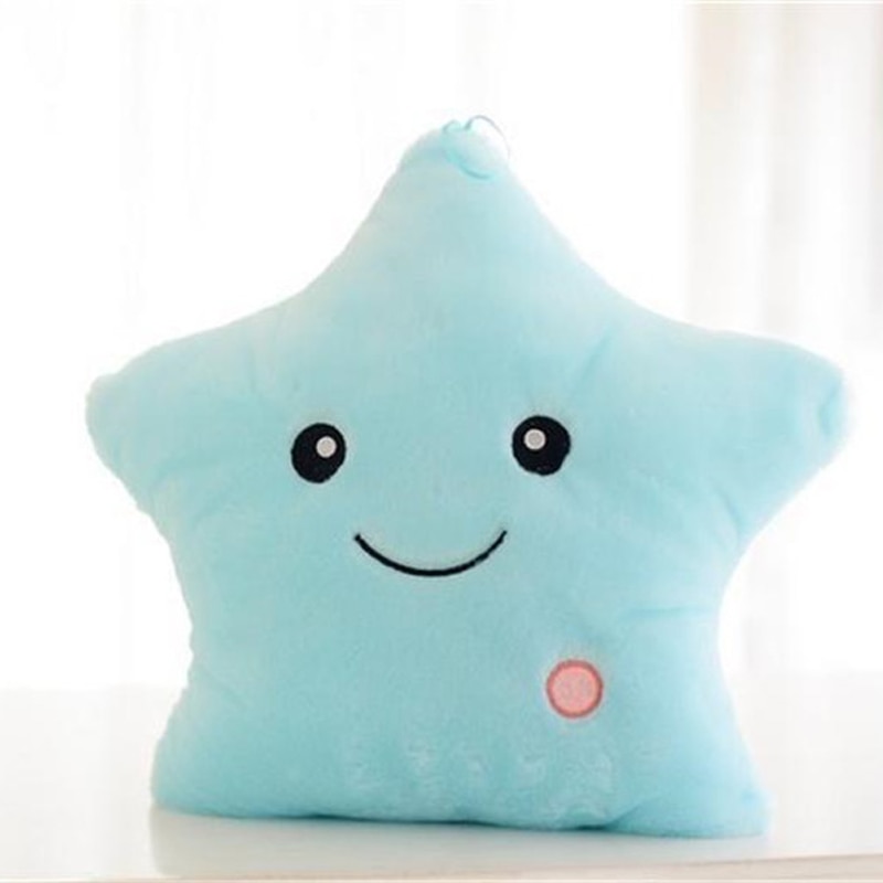 Star Pillow Cute Light Up Plush Pillow