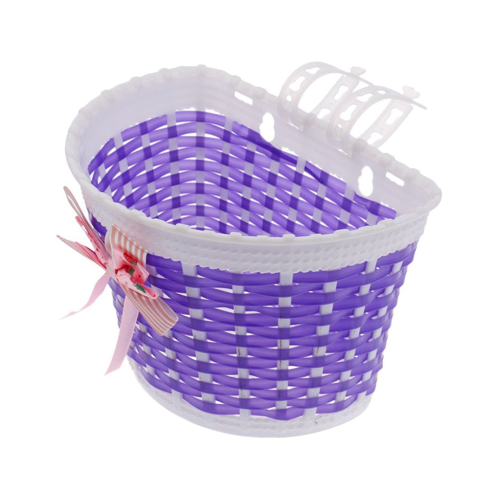 Girls Bike Basket with Bike Streamers Tassel