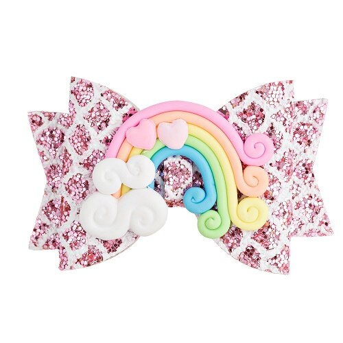 Kid Hair Bow Clip-On Hair Accessory