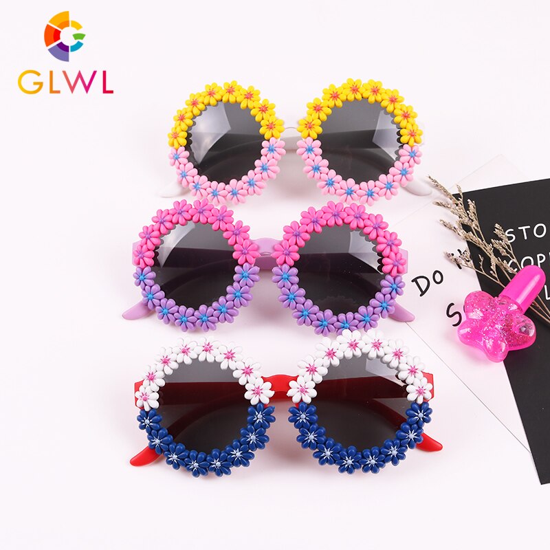 Flower Sunglasses Kids Cute Sunglasses