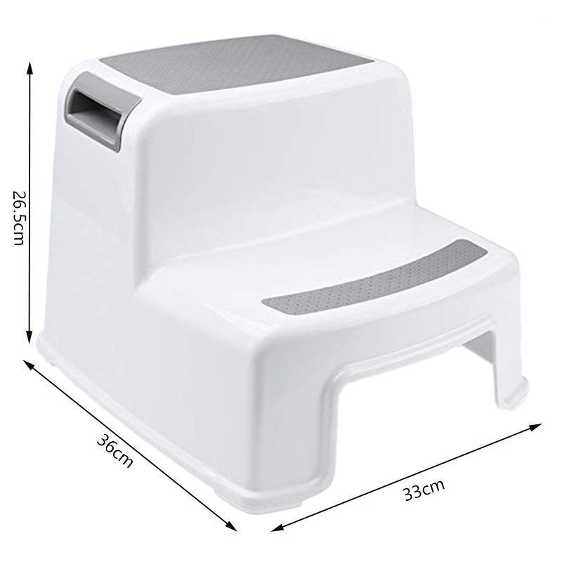 Wide Plastic Step Stool for Kids