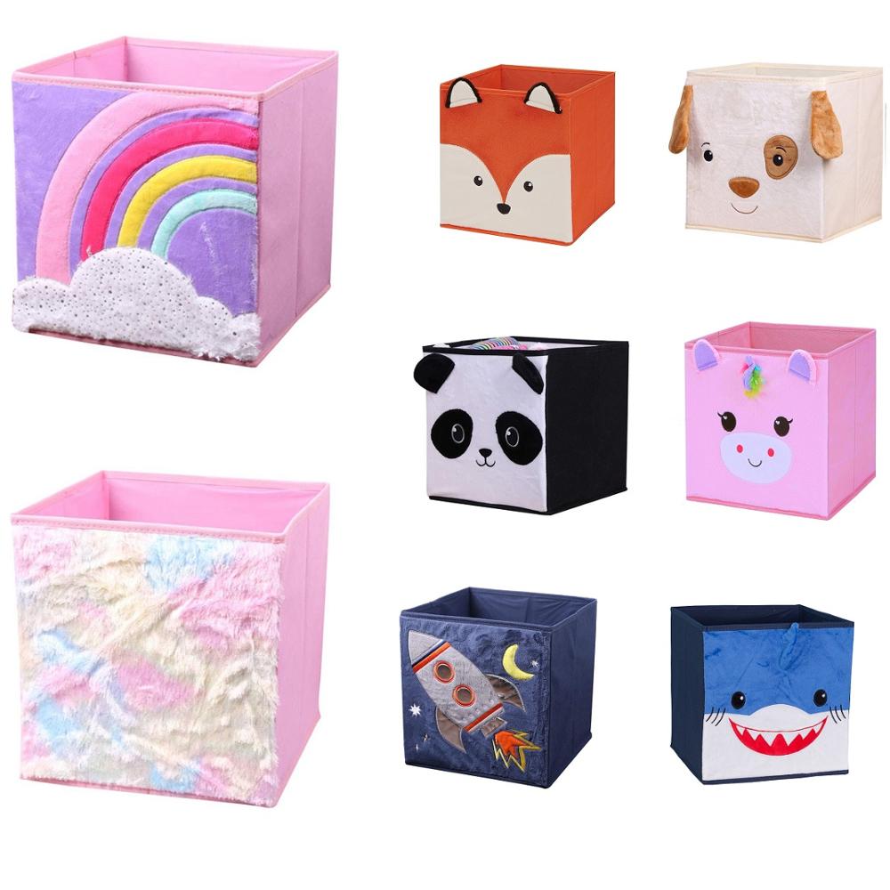 Cube Storage Bin Cartoon Designs