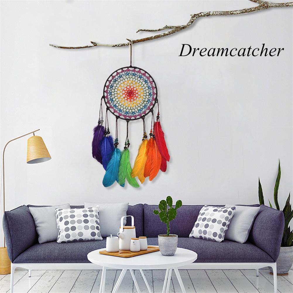 Rainbow Dream Catcher Home Decor