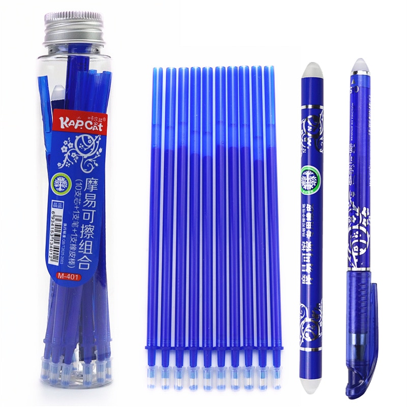 Erasable Pen Set with Refills and Eraser