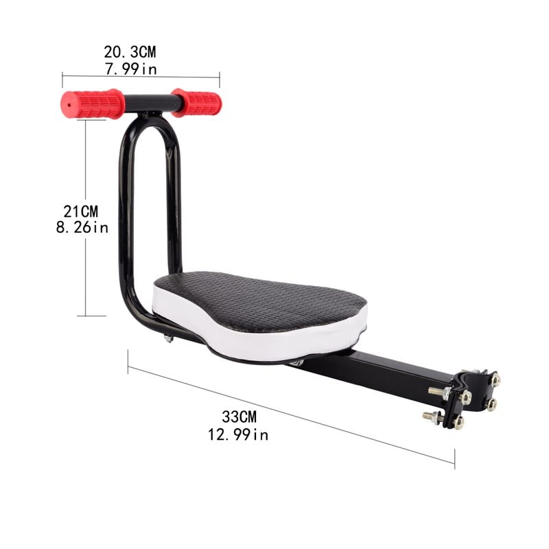 Toddler Bike Seat Front Detachable Chair