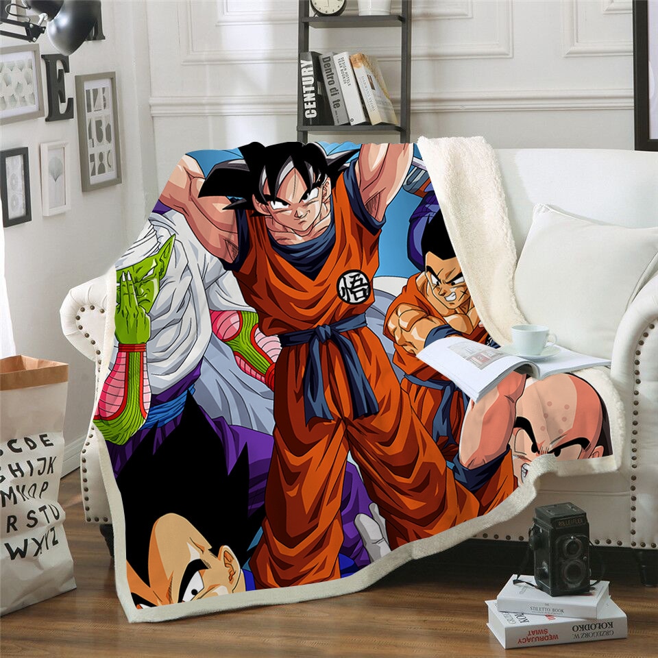 Anime Blanket Dragon Ball Design