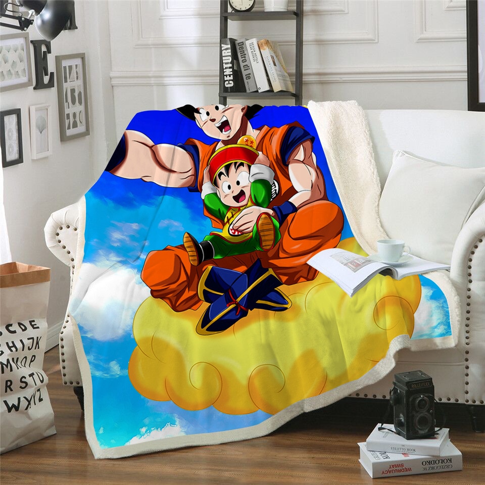 Anime Blanket Dragon Ball Design