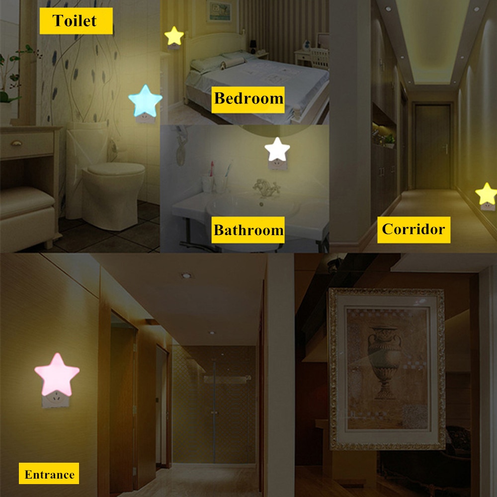 Star LED Light Kids Bedroom Night Light