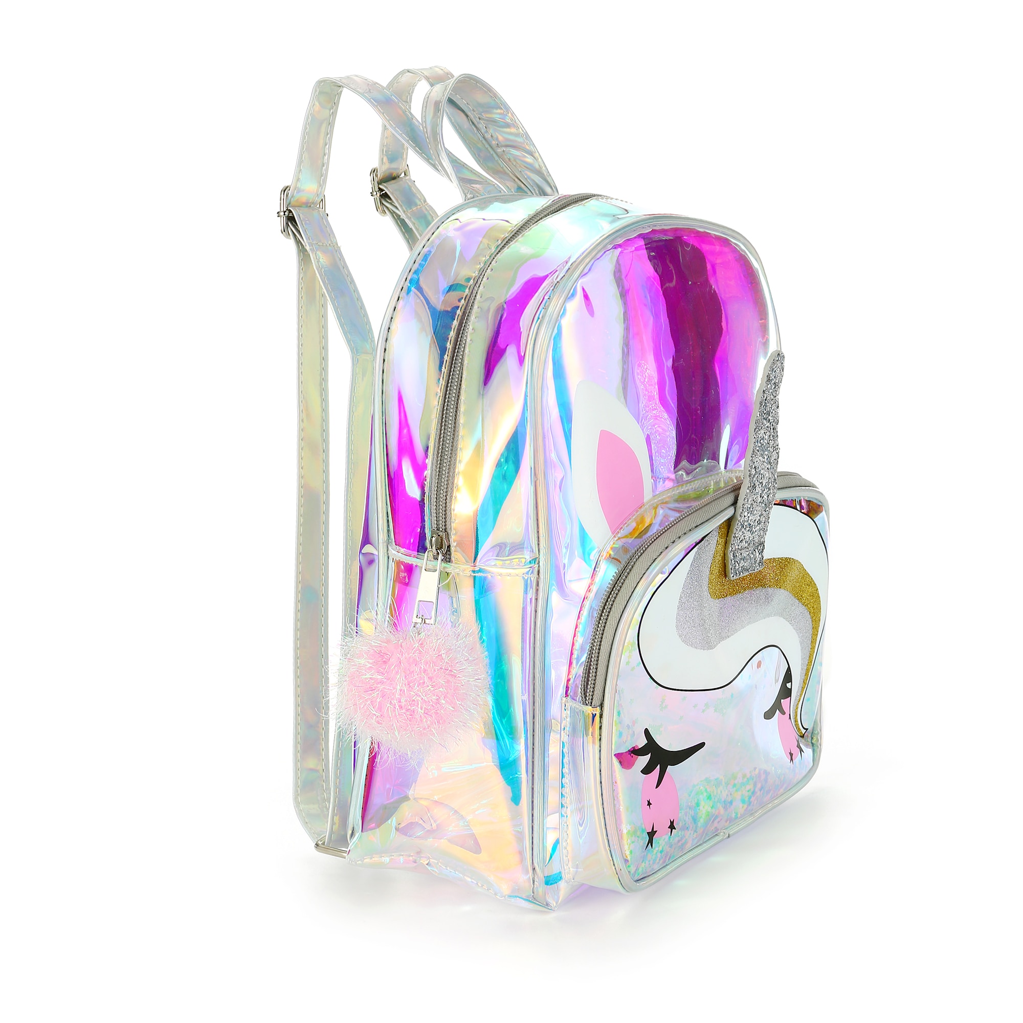 Girls Unicorn Backpack Cute Holographic Design