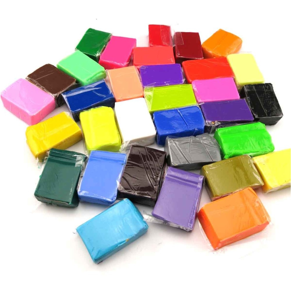 Oven Bake Clay 32-Color Polymer Set
