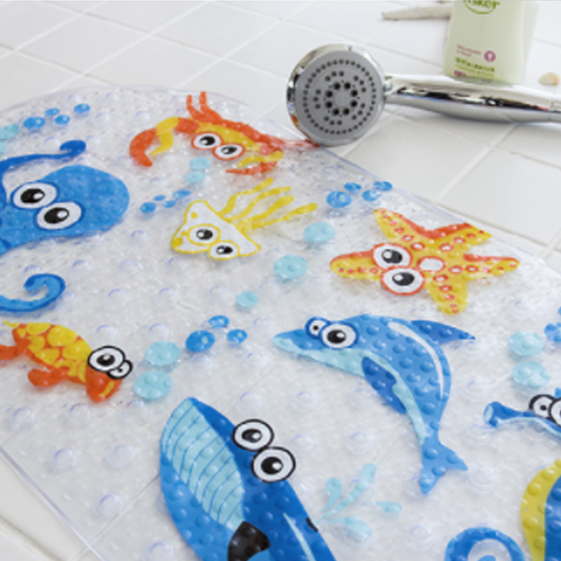 Kids Bath Mat Anti-Slip Shower Pad