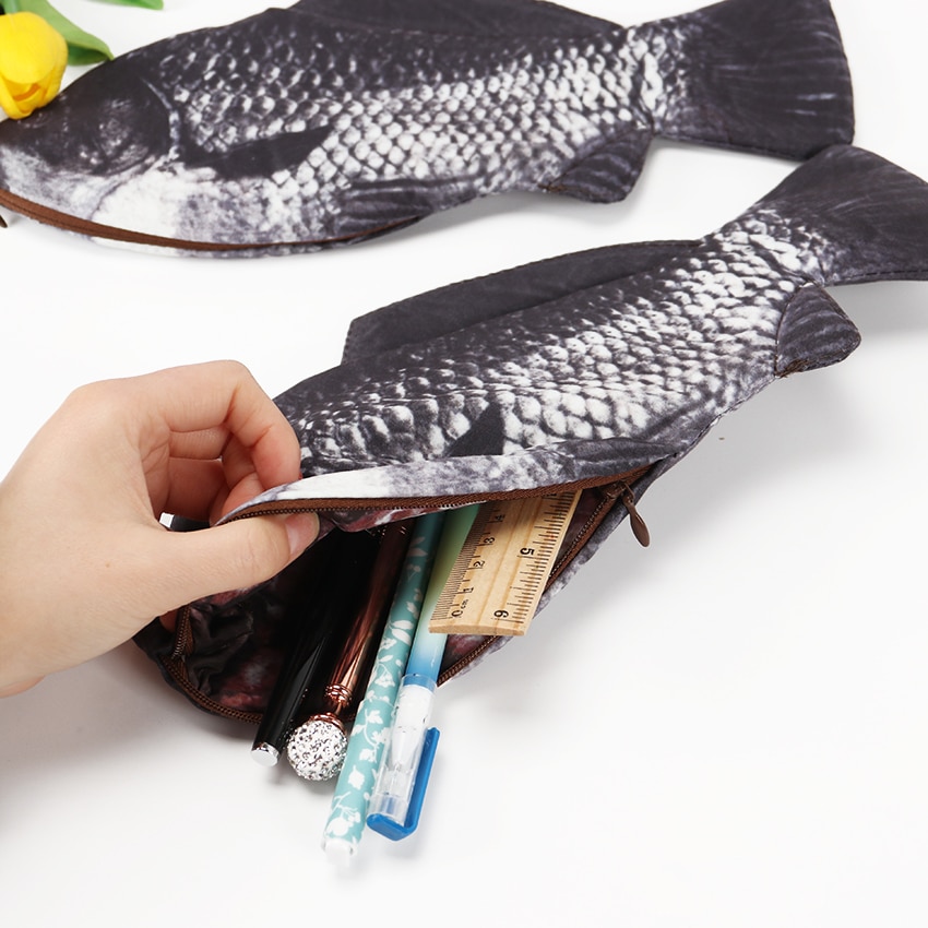 Fish Pencil Case Fun Pen Pouch 