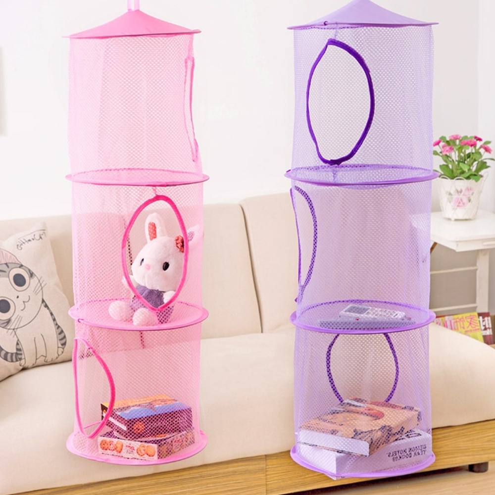 Hanging Toy Storage 3-Layer Organizer