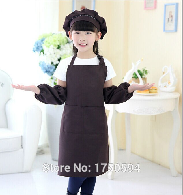 Kids Cooking Apron Cute Adjustable Apron