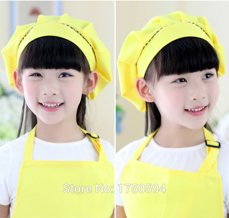 Kids Cooking Apron Cute Adjustable Apron