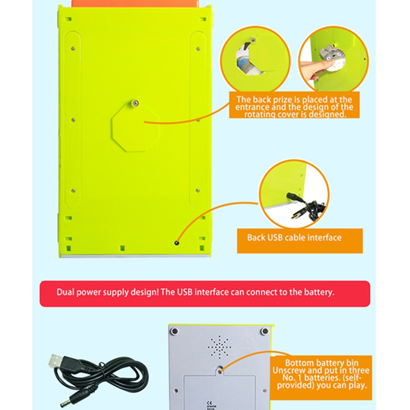 Mini Claw Machine USB Charging Device