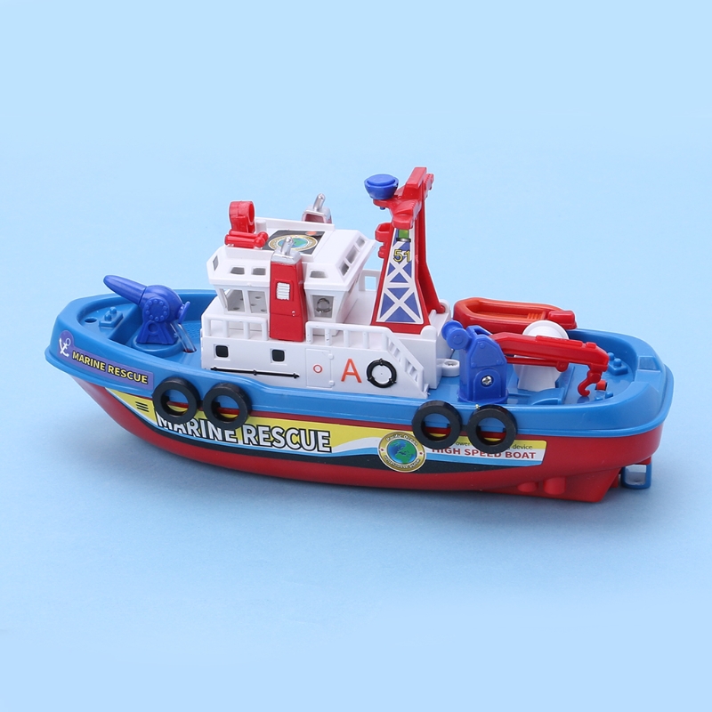 Kids Toy Boat Marine Rescue Fire Boat