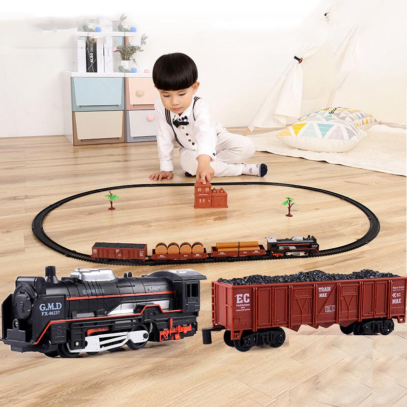 Electric Train Set with Train Tracks