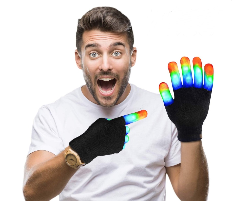 Light Up Gloves LED Party Supply