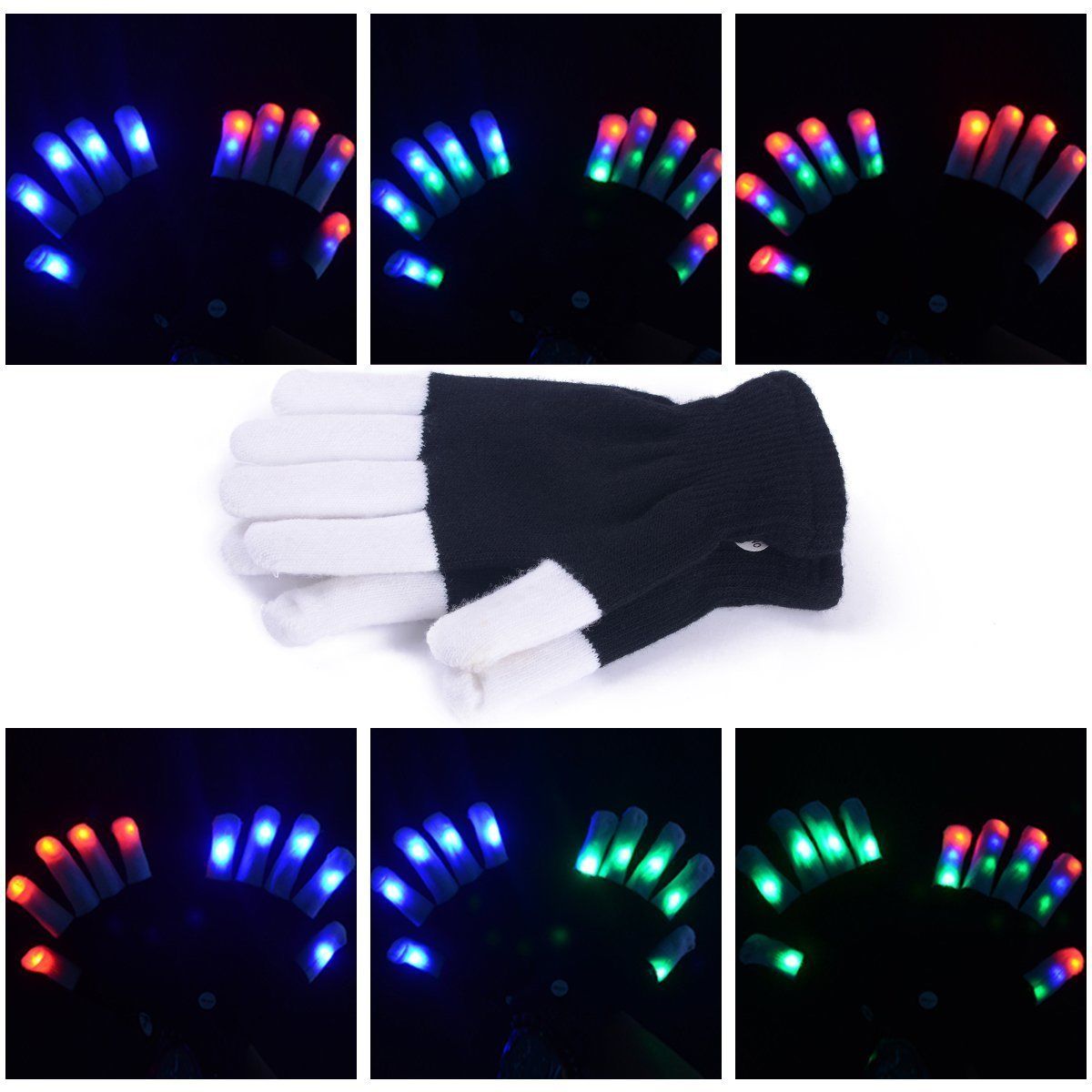 Light Up Gloves LED Party Supply