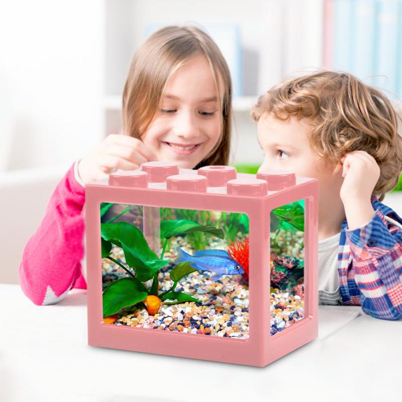 Mini Fish Tank Building Block Design