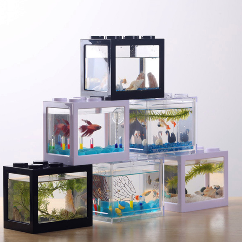 Mini Fish Tank Building Block Design