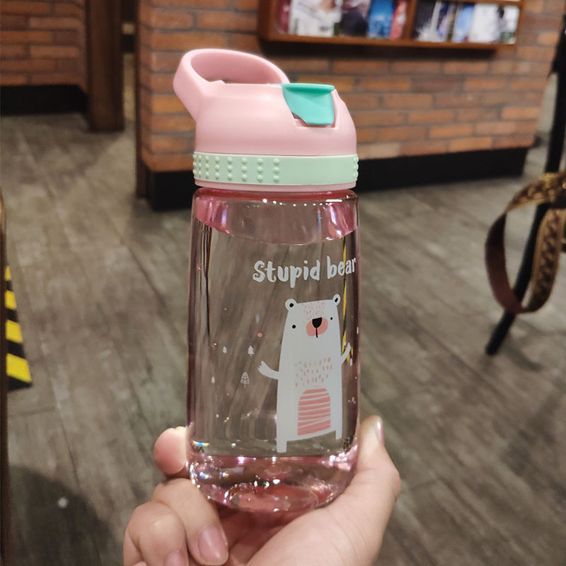 Kids Water Bottle For School With Straw