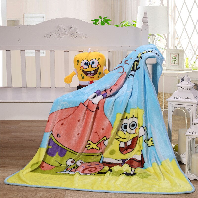 Kids Fleece Blanket Cartoon Pattern