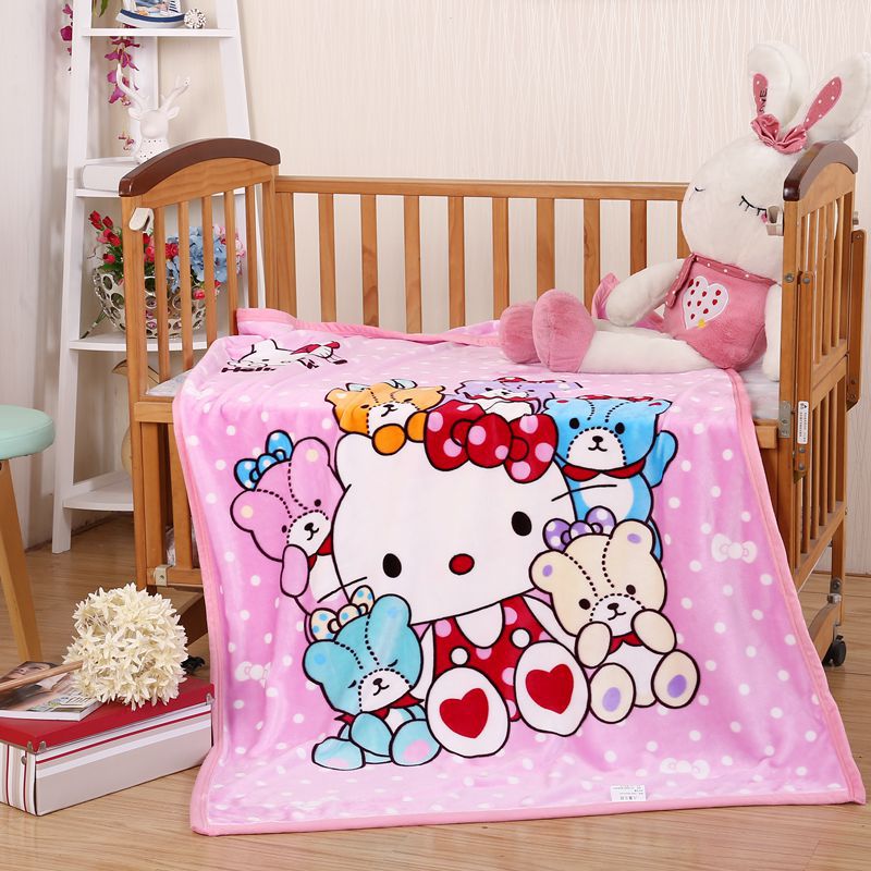 Kids Fleece Blanket Cartoon Pattern