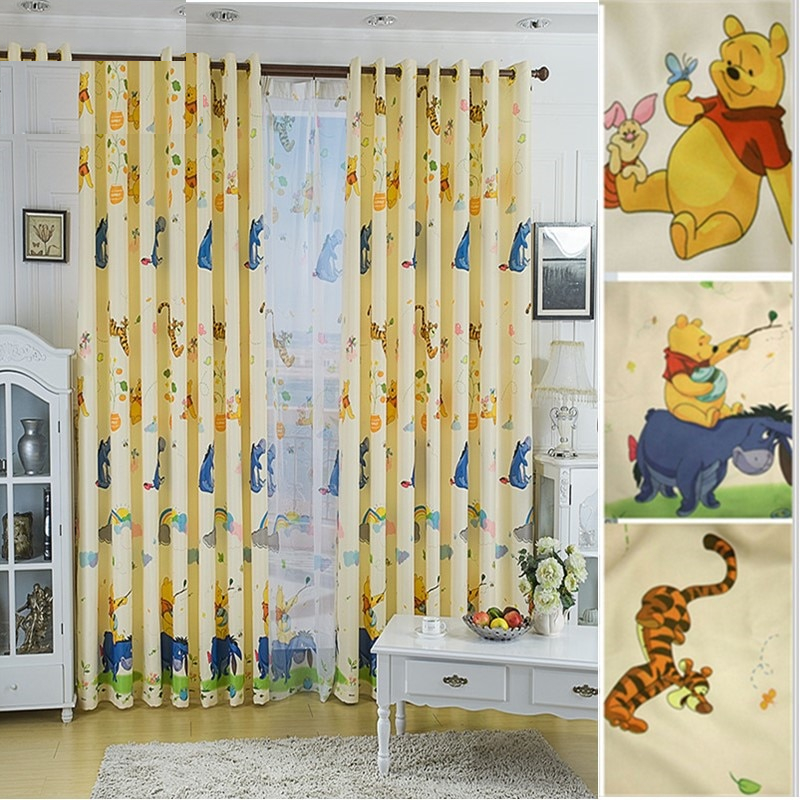 Cartoon Curtain Window Drape