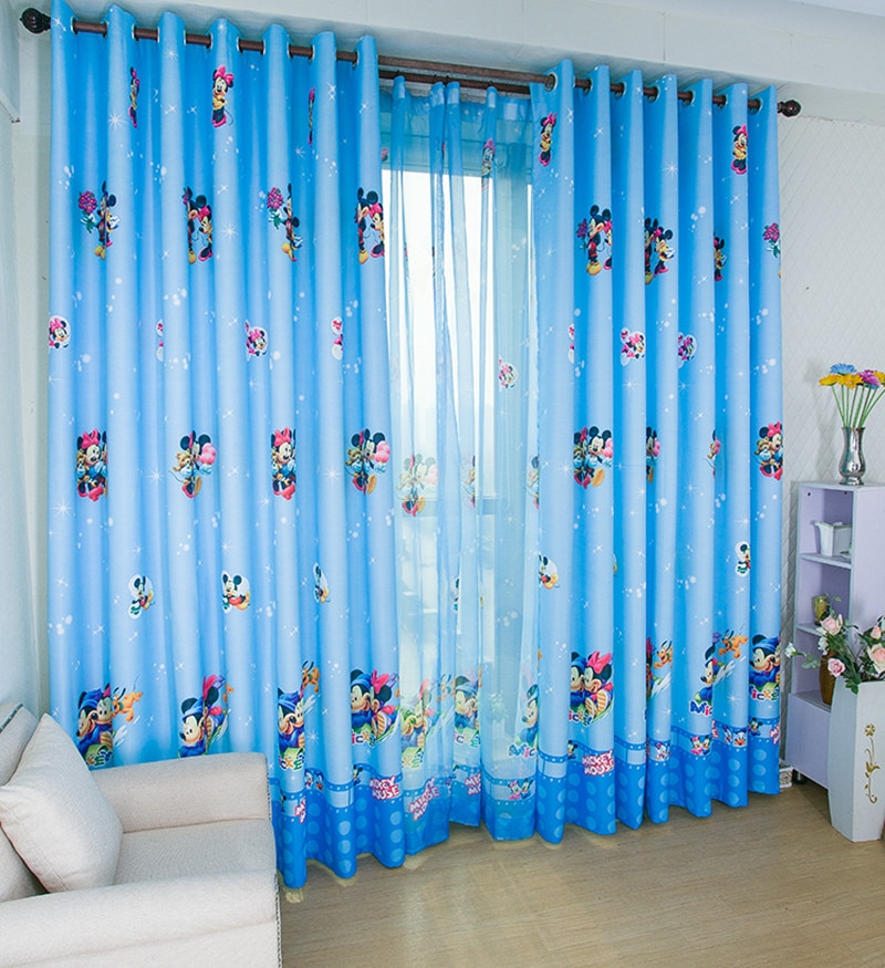 Cartoon Curtain Window Drape