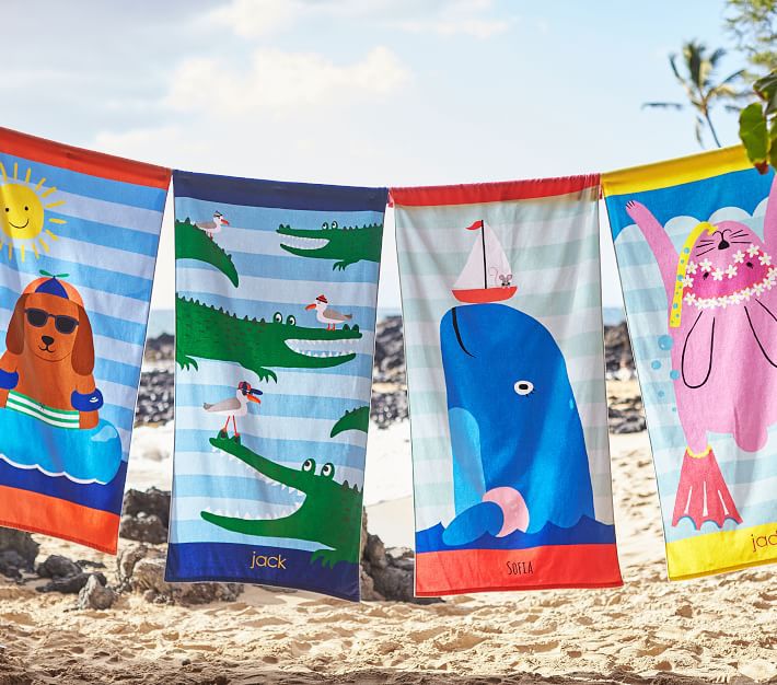 Kid’s Beach Towel with Hood