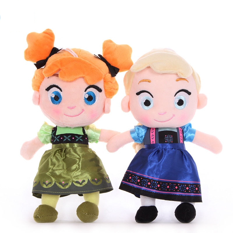 Plush Doll Cartoon Elsa and Anna