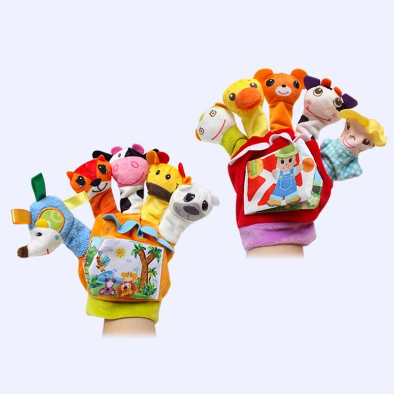 Glove Puppet Finger Plush Animals